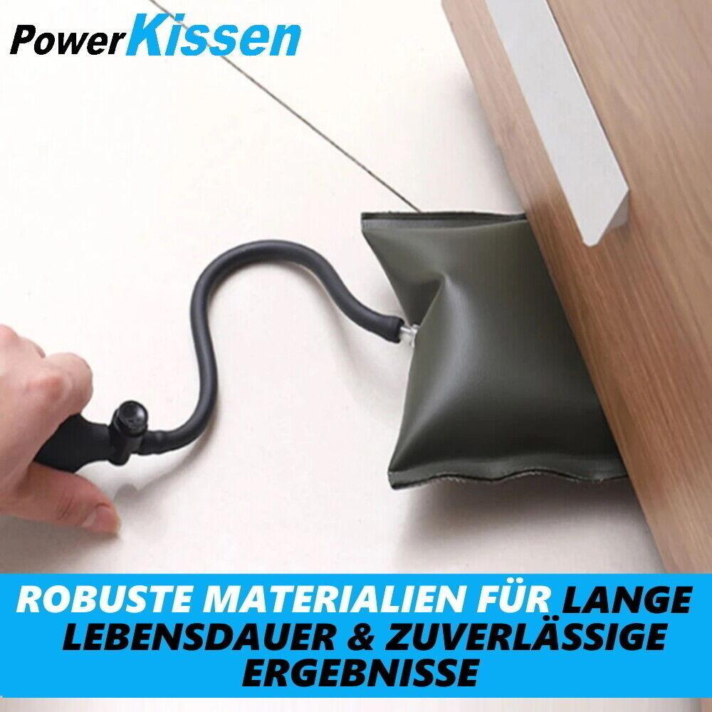 PowerKissen Montagekissen Spreizkissen Montagehilfe Hebel Luftkissen Spanner