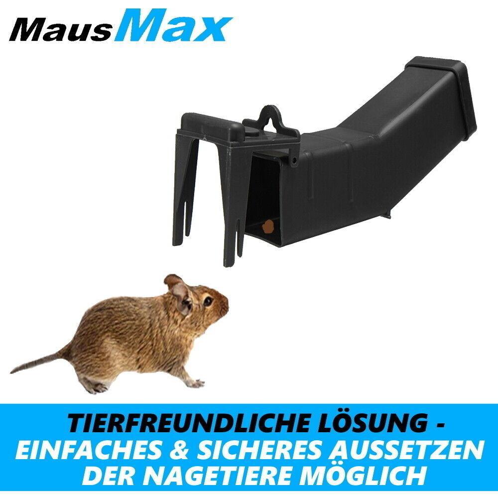 MausMax Mausefalle Lebend Falle Rattenfalle Mäusefalle Lebendfalle Maus Ratte 2x