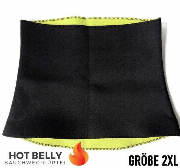 HOTBELLY Bauchweggürtel Belt Abnehmen Bauchtrainer Schwitzgürtel Neopren Gürtel