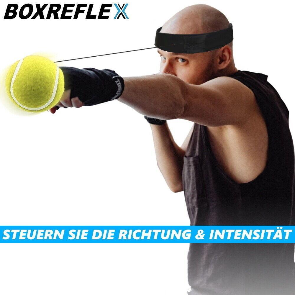 BOXREFLEX Boxen Training Ball Reflex Reaktions Speed Fitness Punch Boxing [3er]