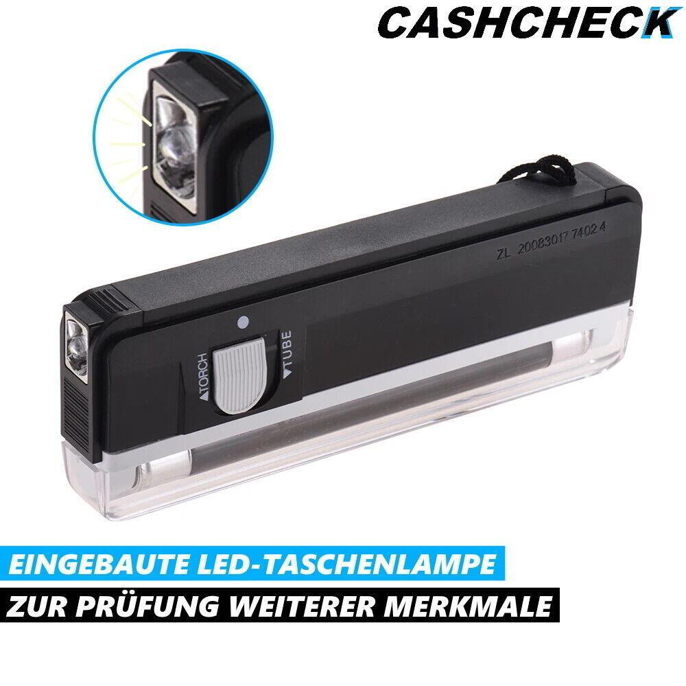 CASHCHECK Geldscheinprüfgerät Geldscheintester Geldprüflampe Geldtester