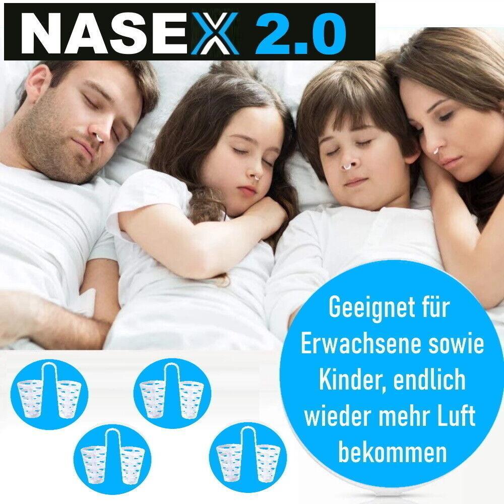NASEX Premium Nasenspreizer & Schnarchschiene Schnarchen Sport Fitness Version2