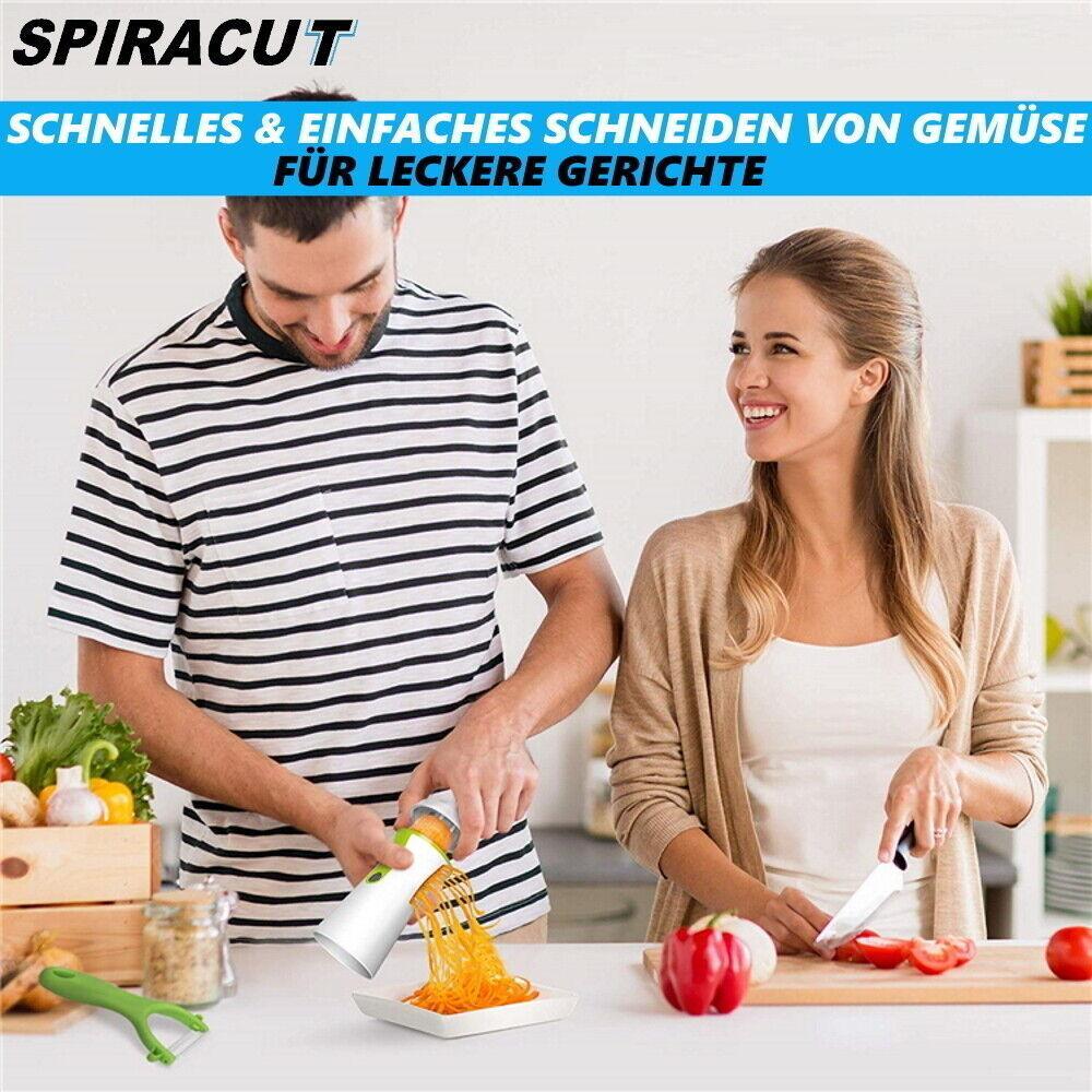 SPIRACUT Julienne Spiralschneider Gemüseschneider Gemüsehobel Zoodle Gemüsehobel