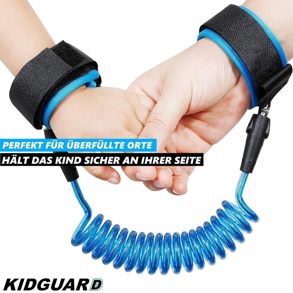 KIDGUARD Kinder Sicherheitsleine Sicherheitsgurt Baby Leine Handgelenk Klett