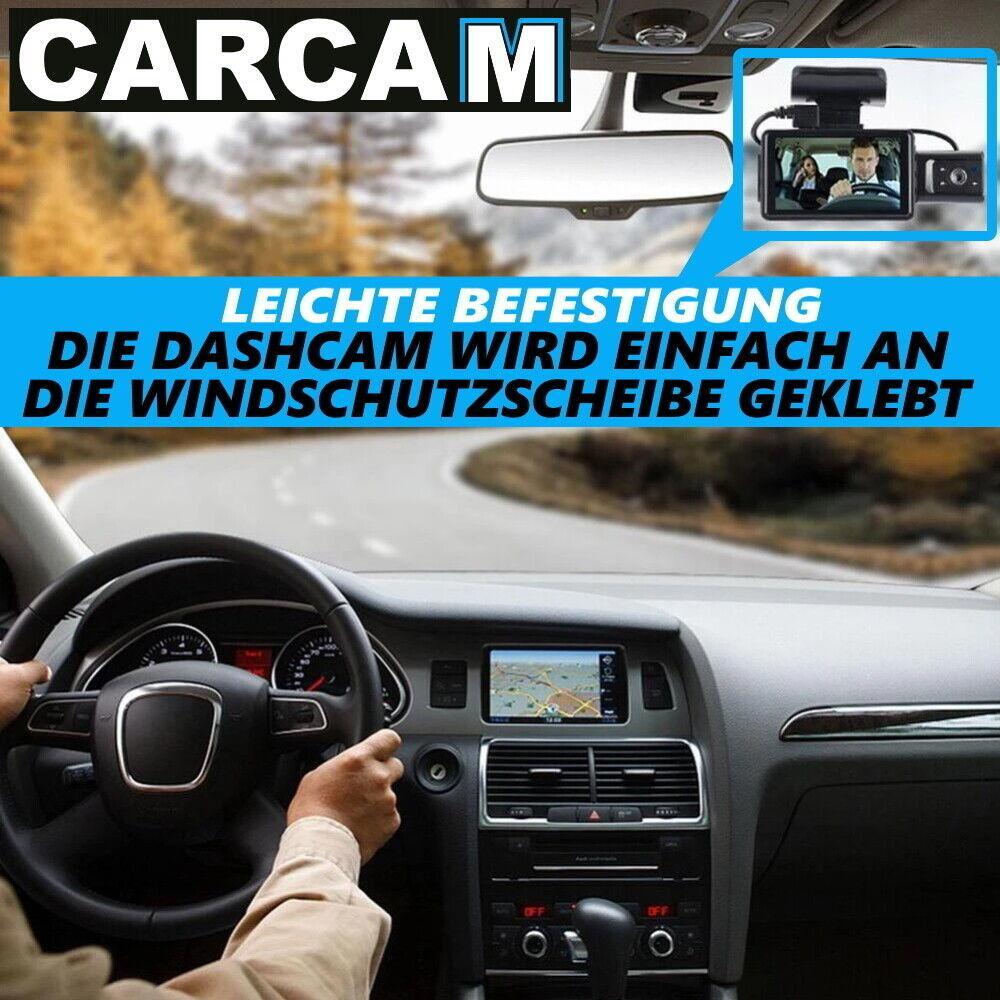 CARCAM DASHCAM FULL HD AUTO LKW TAXI 1080P RECORDER KFZ KAMERA NACHTSICHT KFZ