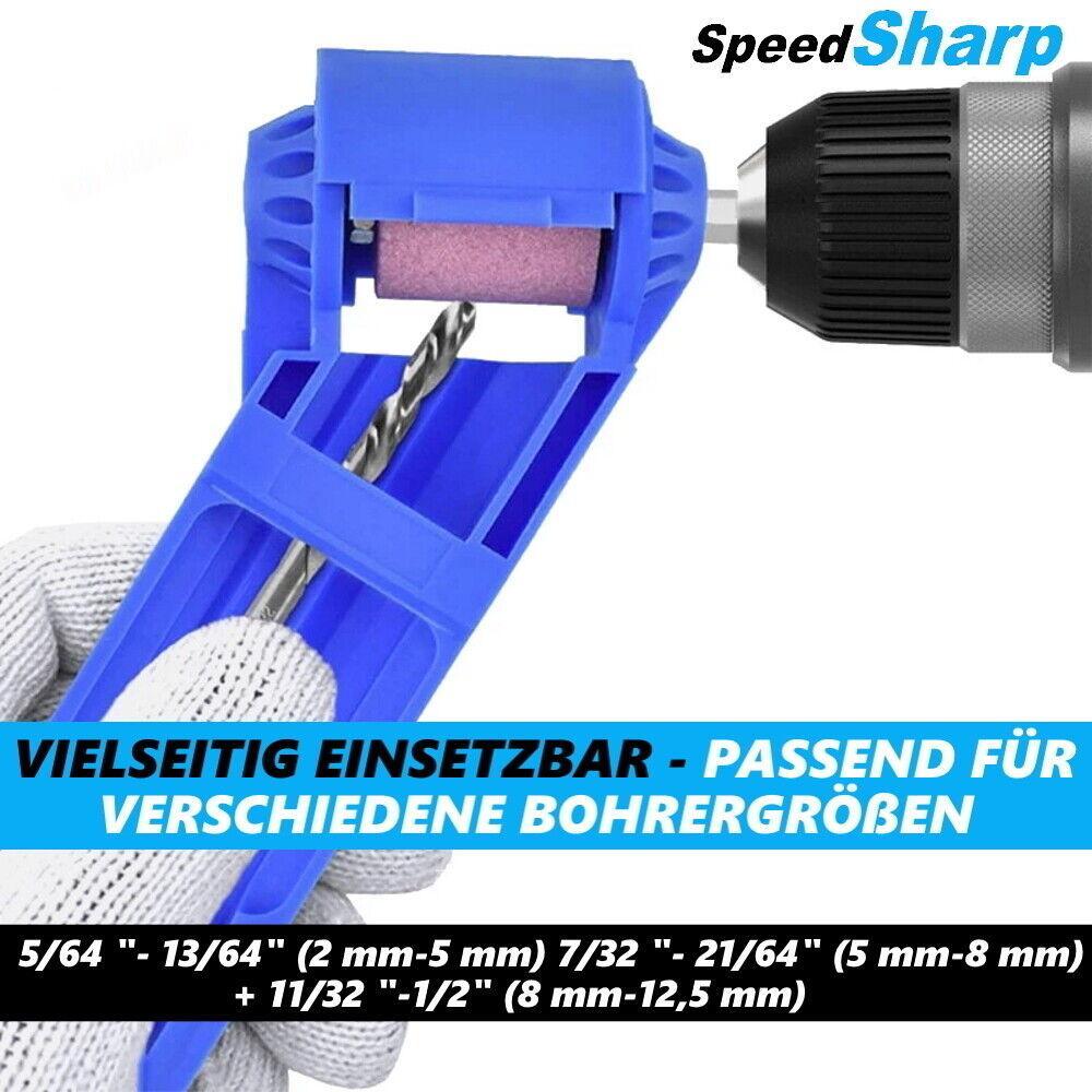 SpeedSharp Bohrerschärfer Bohrerschärfgerät Bohrerschleifgerät Schärfer Tragbar