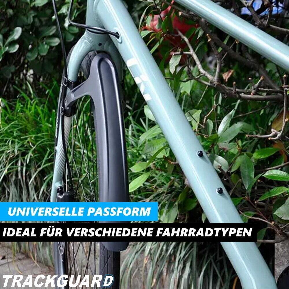 TRACKGUARD Fahrrad Schutzbleche Set Mudguard Vorne Hinten Radschutz Spritzschutz