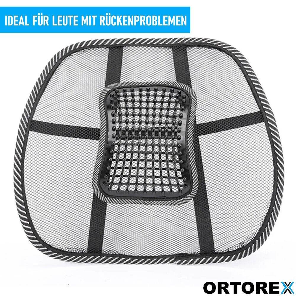 ORTOREX Ergonomische Lordosenstütze Auto Lendenwirbelstütze Büro Rückenstütze