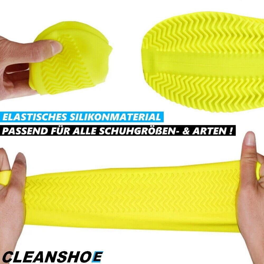 CLEANSHOE Schuhschoner Schuhüberzieher Silikonüberschuhe wasserdichte Überzieher