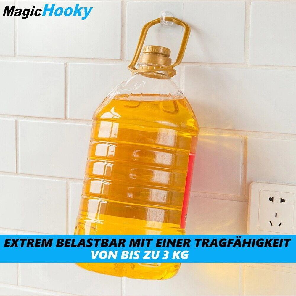 MagicHooky Magische Haken Wunderhaken Das Original wiederverwendbar [6er Set]