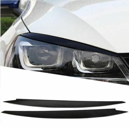 VW GOLF 7 Scheinwerferblenden Böser Blick Spoiler Blende Augenlieder schwarz