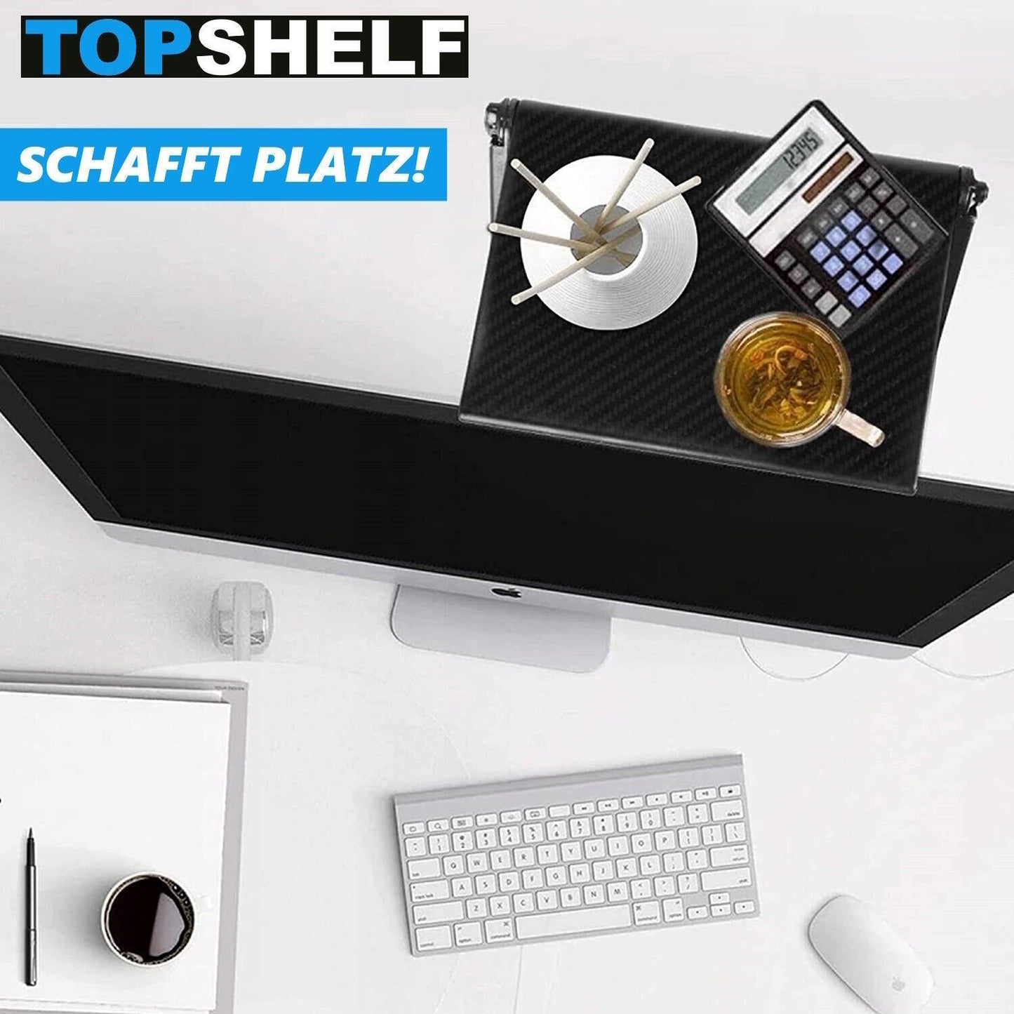 TOPSHELF Universal Bildschirmregal Bildschirmablage Ablage Regal Monitor PC TV