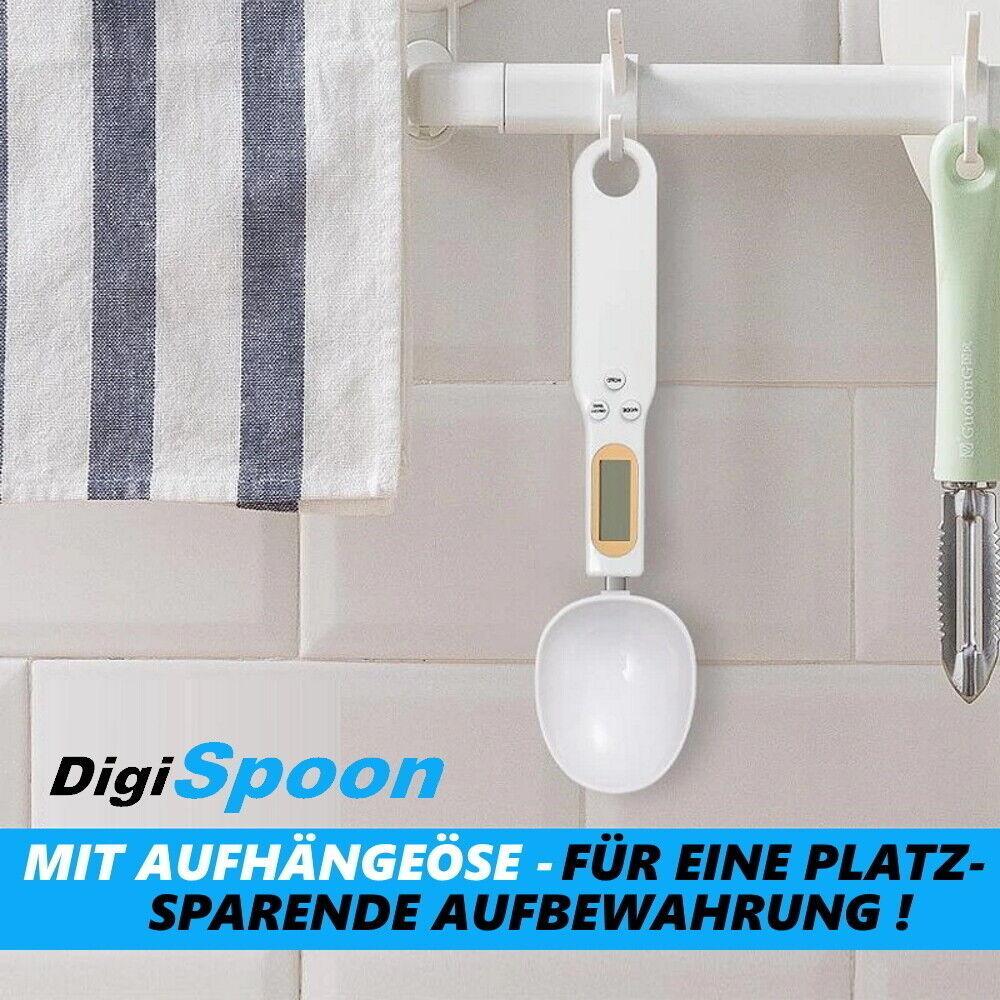 DigiSpoon Digitale Löffelwaage LCD Küchenwaage Mini Waage - 0,1 Gramm genau