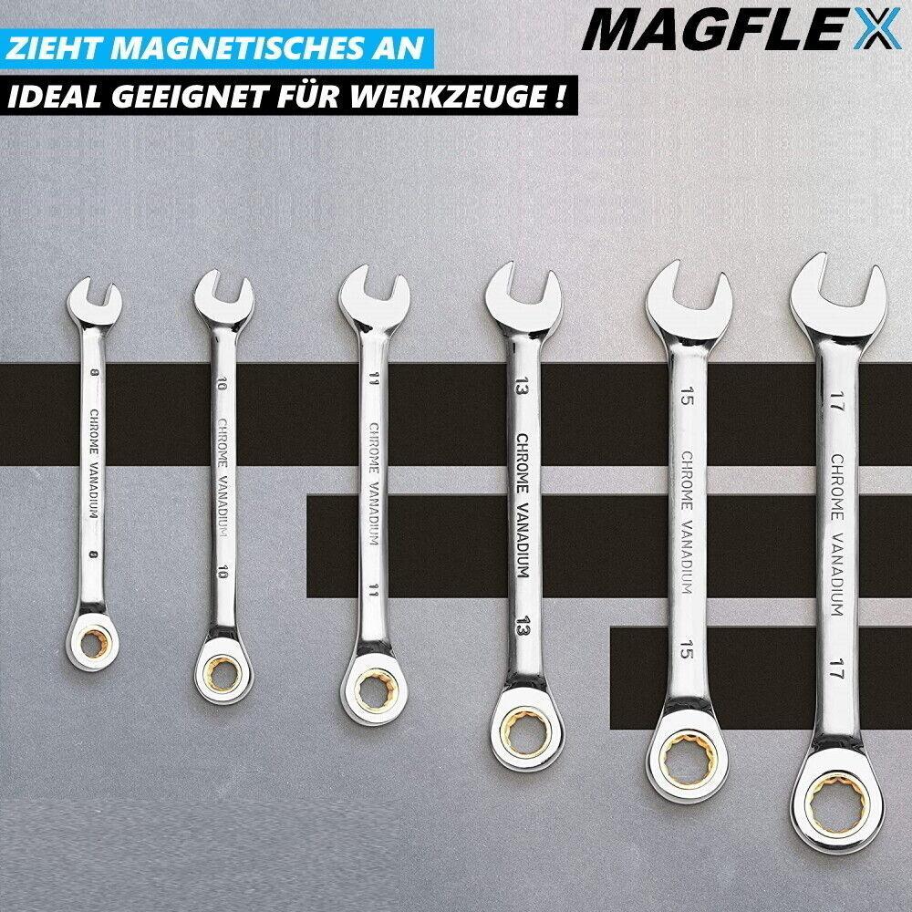 MAGFLEX Magnetband selbstklebend stark Magnetstreifen Magnetklebeband 3meter