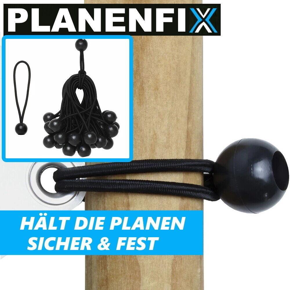 PLANENFIX Planenspanner Gummis Spann-Gummis Expanderschlingen [10er Set]