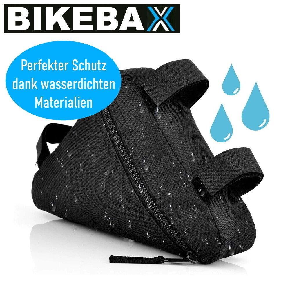 BIKEBAX Fahrrad Rahmentasche Fahrradtasche Dreieckstasche +Reifen Reparatur Set
