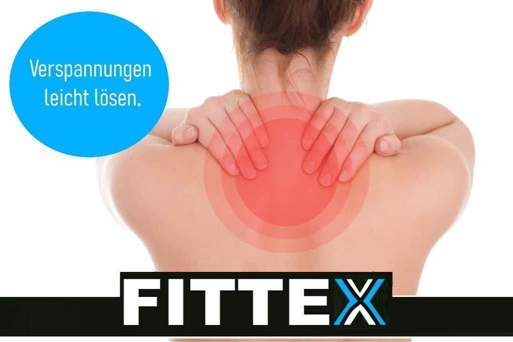 FITTEX Massage Gerät Roller Griff Faszien Muskel Beine Arme Nacken Cellulite