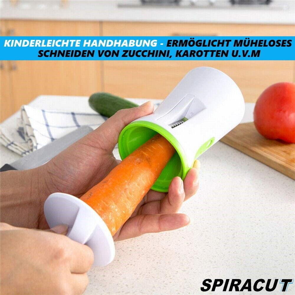 SPIRACUT Julienne Spiralschneider Gemüseschneider Gemüsehobel Zoodle Gemüsehobel