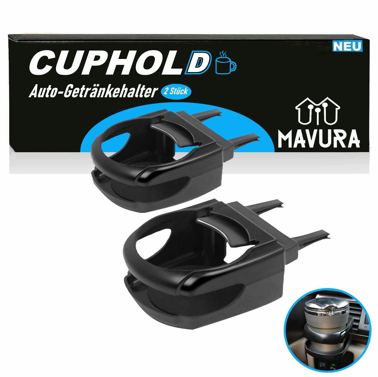 CUPHOLD Auto Becherhalter Getränkehalter Dosenhalterung Thermobecher Lüftung 2er
