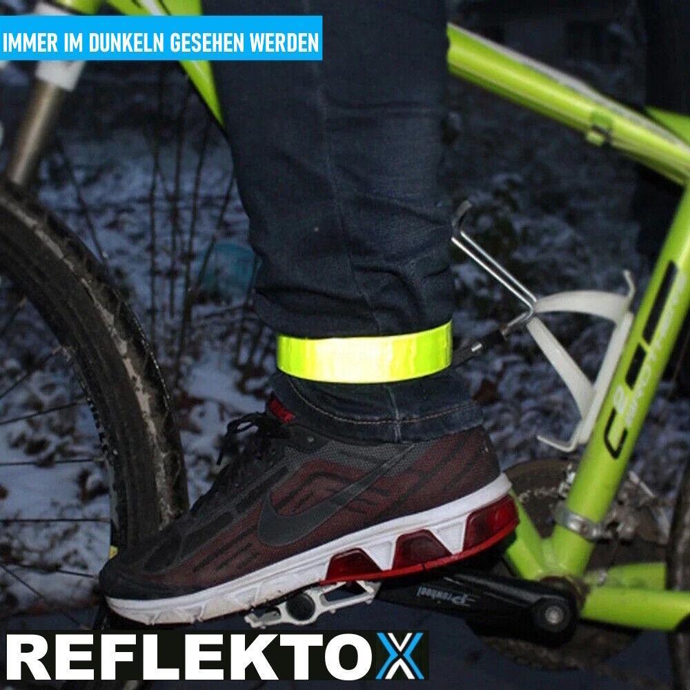REFLEKTOX Schnapparmband Reflektorband Klatscharmband Slap Leuchtarmband 10er