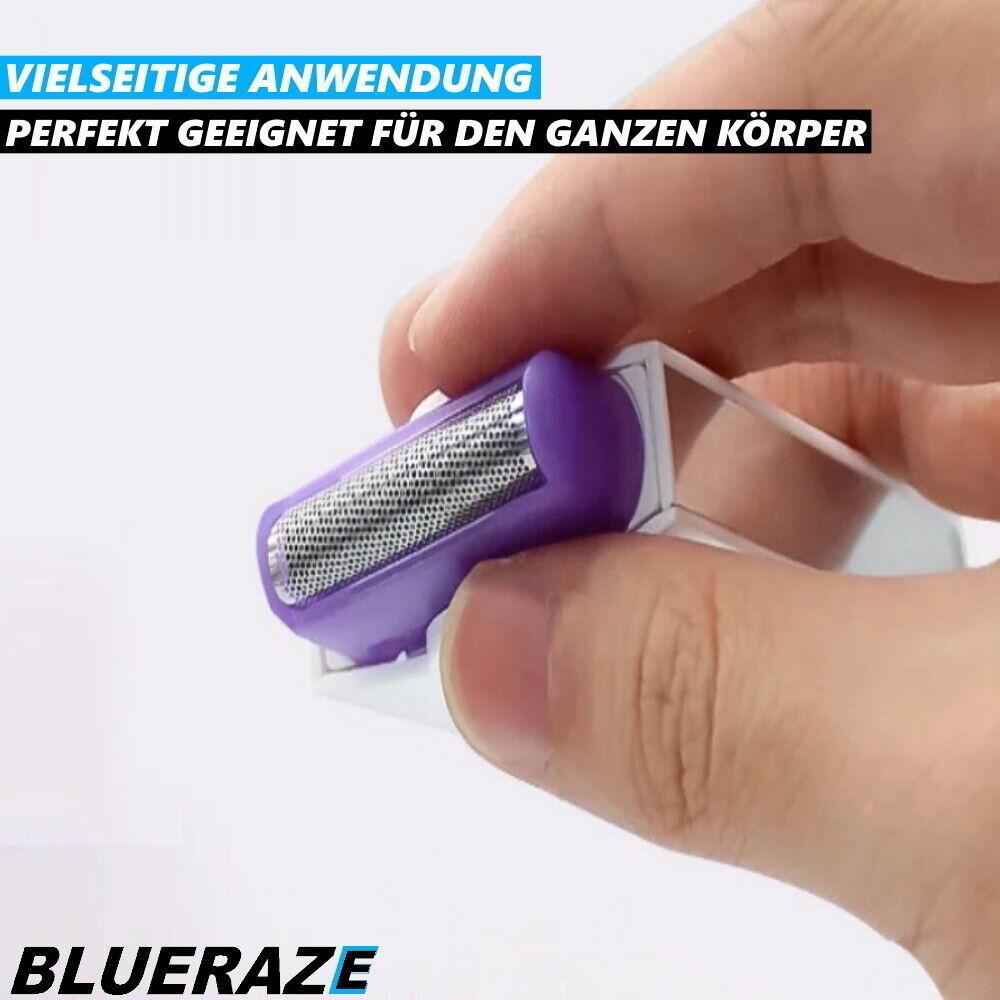 BLUERAZE Epilierer Rasierer Haarentferner Blaulicht Schmerzfrei elektrisch Damen