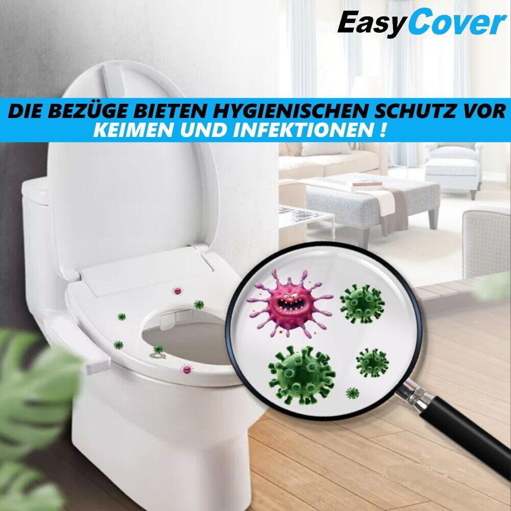 EASYCOVER Einweg Toilettenauflagen Toilettensitzbezug Sitzauflage WC Cover 50er