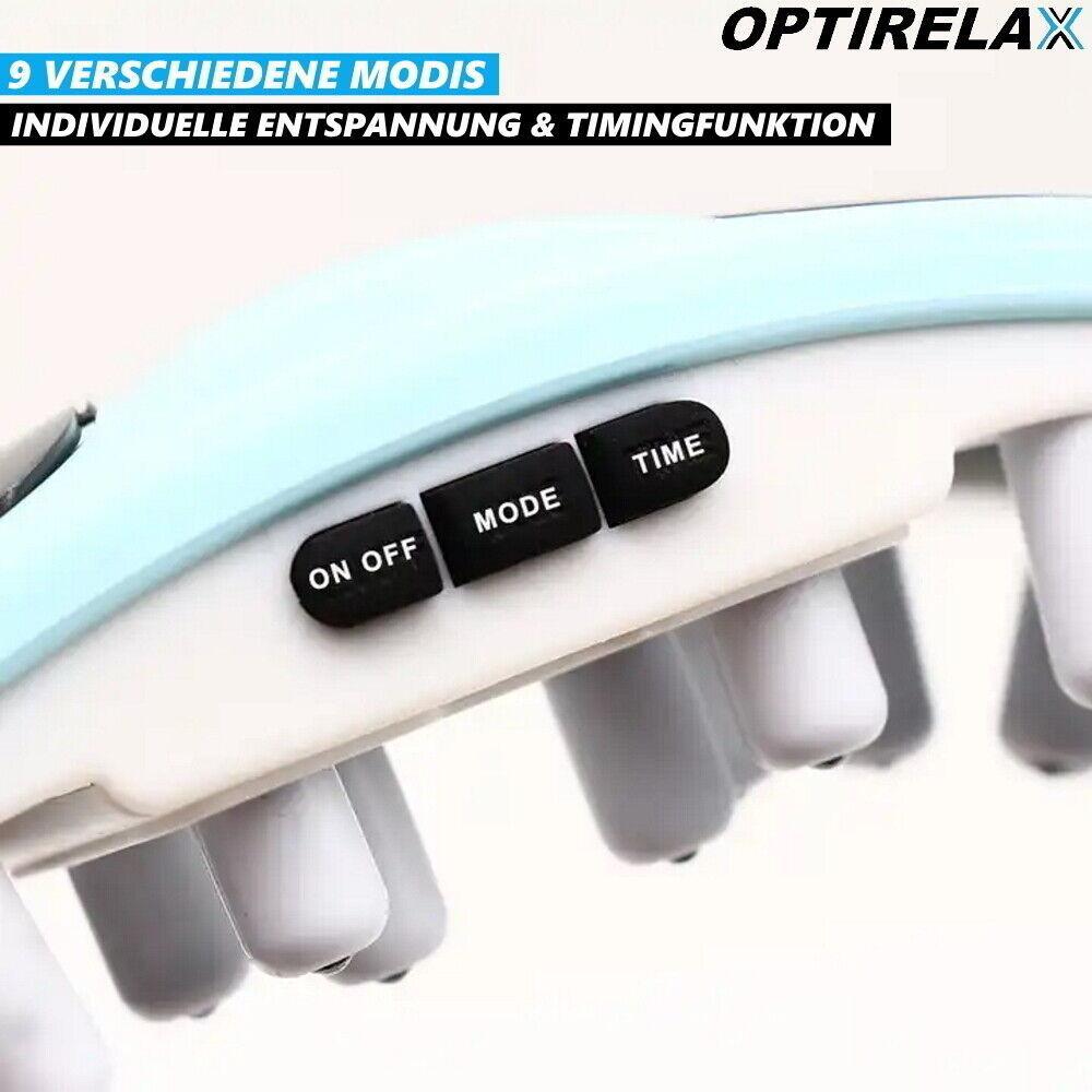 OPTIRELAX Augenmassagegerät elektrische 3D Augenmaske Augen Massage Vibration