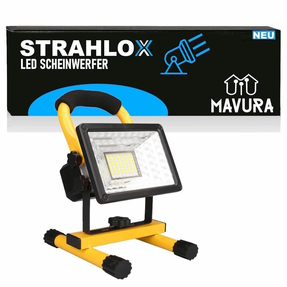 STRAHLOX LED Arbeitsscheinwerfer Flutlicht Arbeitsleuchte Baustrahler Strahler
