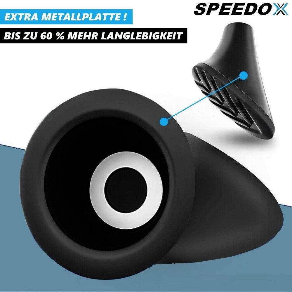 SPEEDOX Wanderstöcke Speed Aufsätze [14Stk] Nordic Walking Gummipuffer Trekking