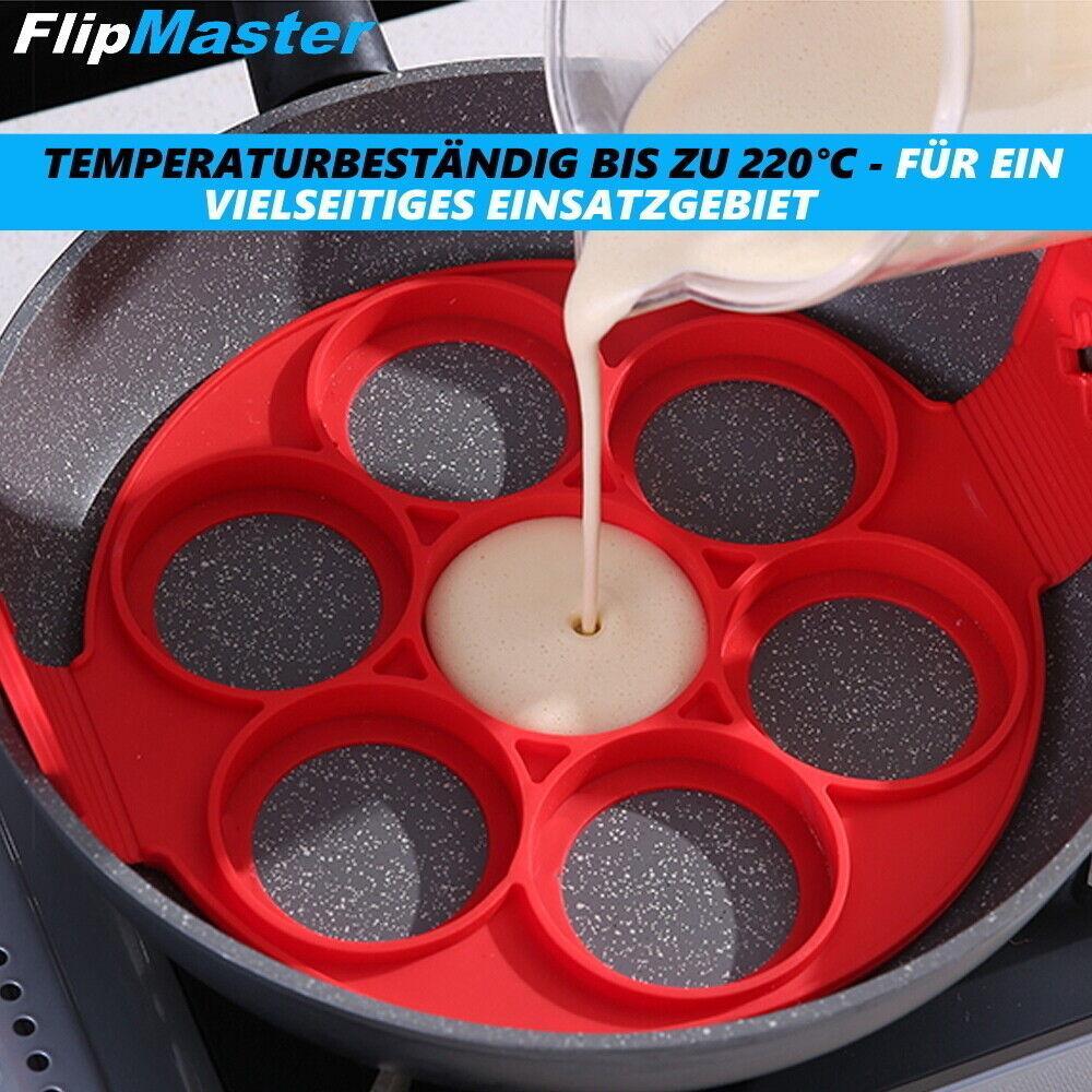 FlipMaster Flipper-Form Pfannenwender Silikon Pfannkuchen Wender Küchenhelfer