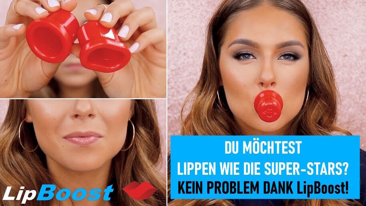 LIPBOOST Lippen-Booster m. Sofort-Effekt Lip Plumber Lip Enthancer Universal Rot