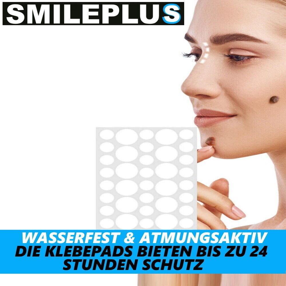 SMILEPLUS XXL Akne Pflaster Set Hydrocolloid Patch Anti Pickel Mitesser 36Stk
