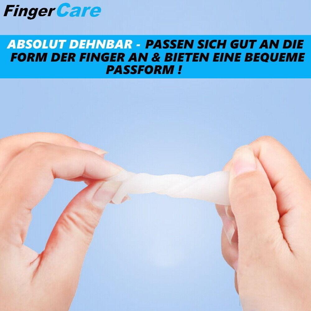 FingerCare Fingerschutz Silikon Fingerlinge Fingerpflaster Fingerkuppenschutz 10