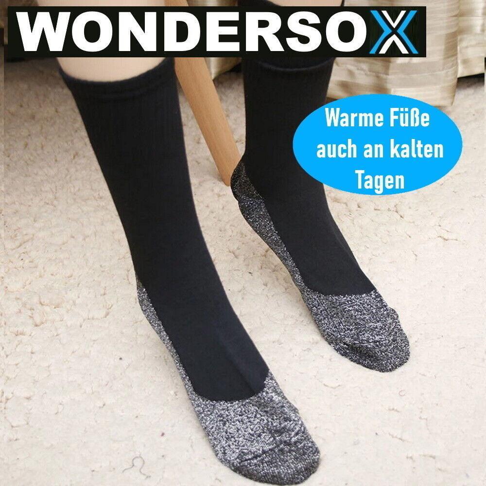 WONDERSOX Thermo Socken Herren Damen Winterstrümpfe Wintersocken Warme Strümpfe