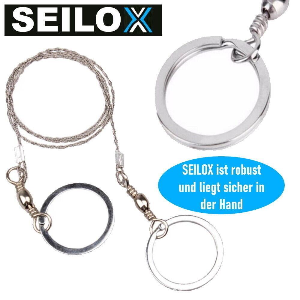 SEILOX Drahtsäge Handsäge Handkettensäge Seilsäge Schneidedraht Holz Stahl Metal