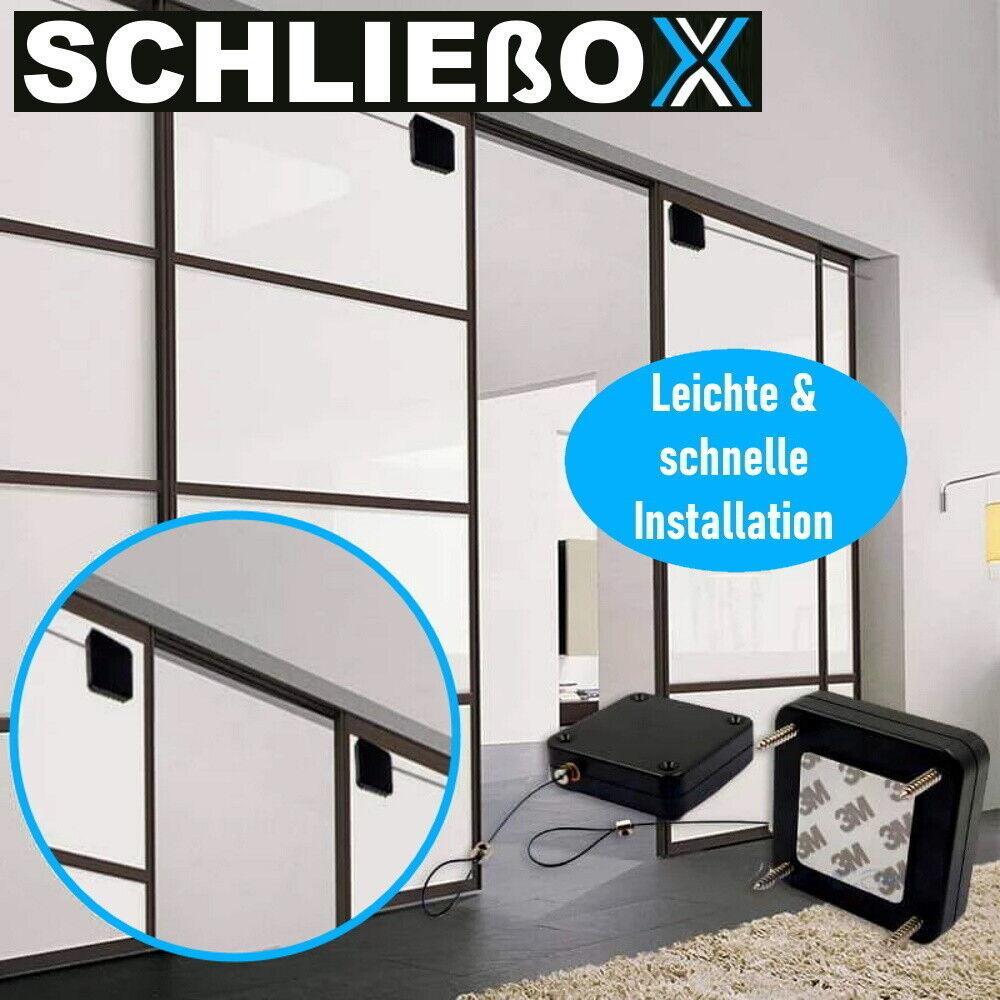 SCHLIEßOX automatischer Türschließer Mini Türzieher Selbstzug innen außen