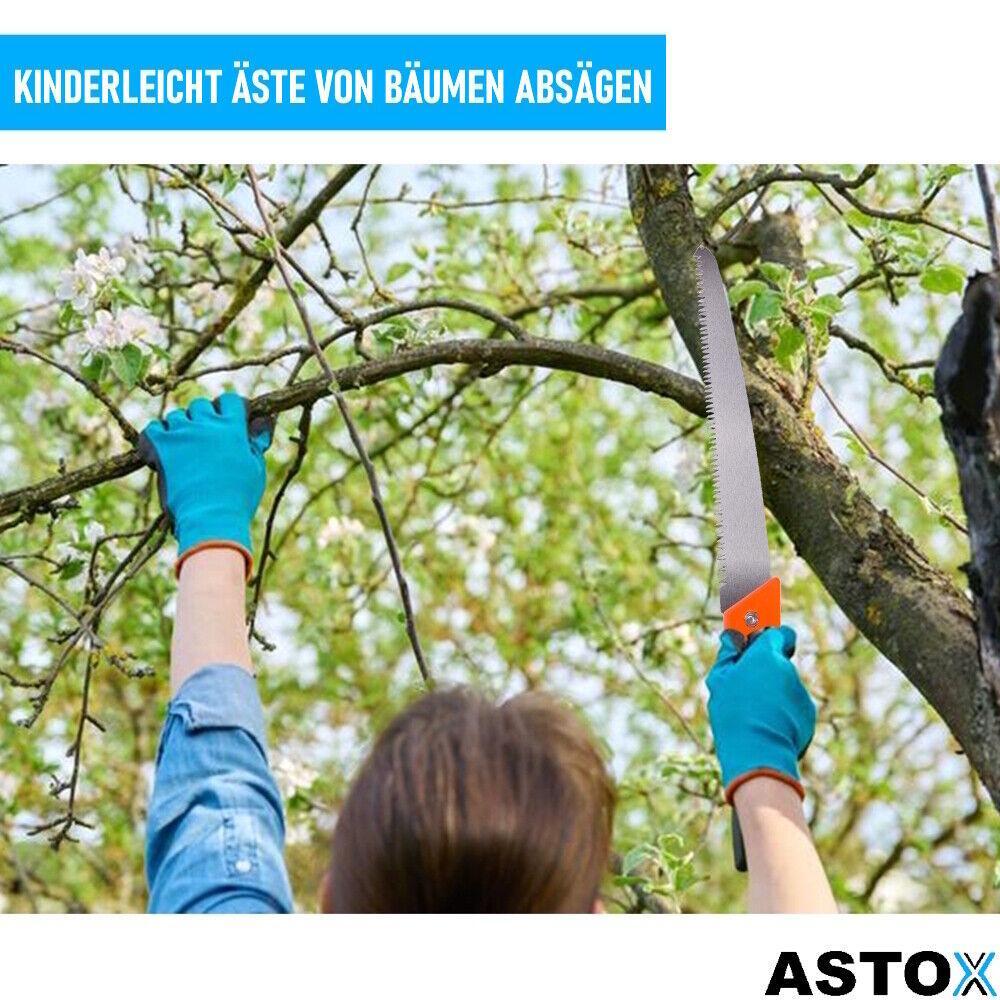 ASTOX Handsäge Gartensäge Campingsäge Astsäge Holzsäge Baumsäge Japan Zugzahn