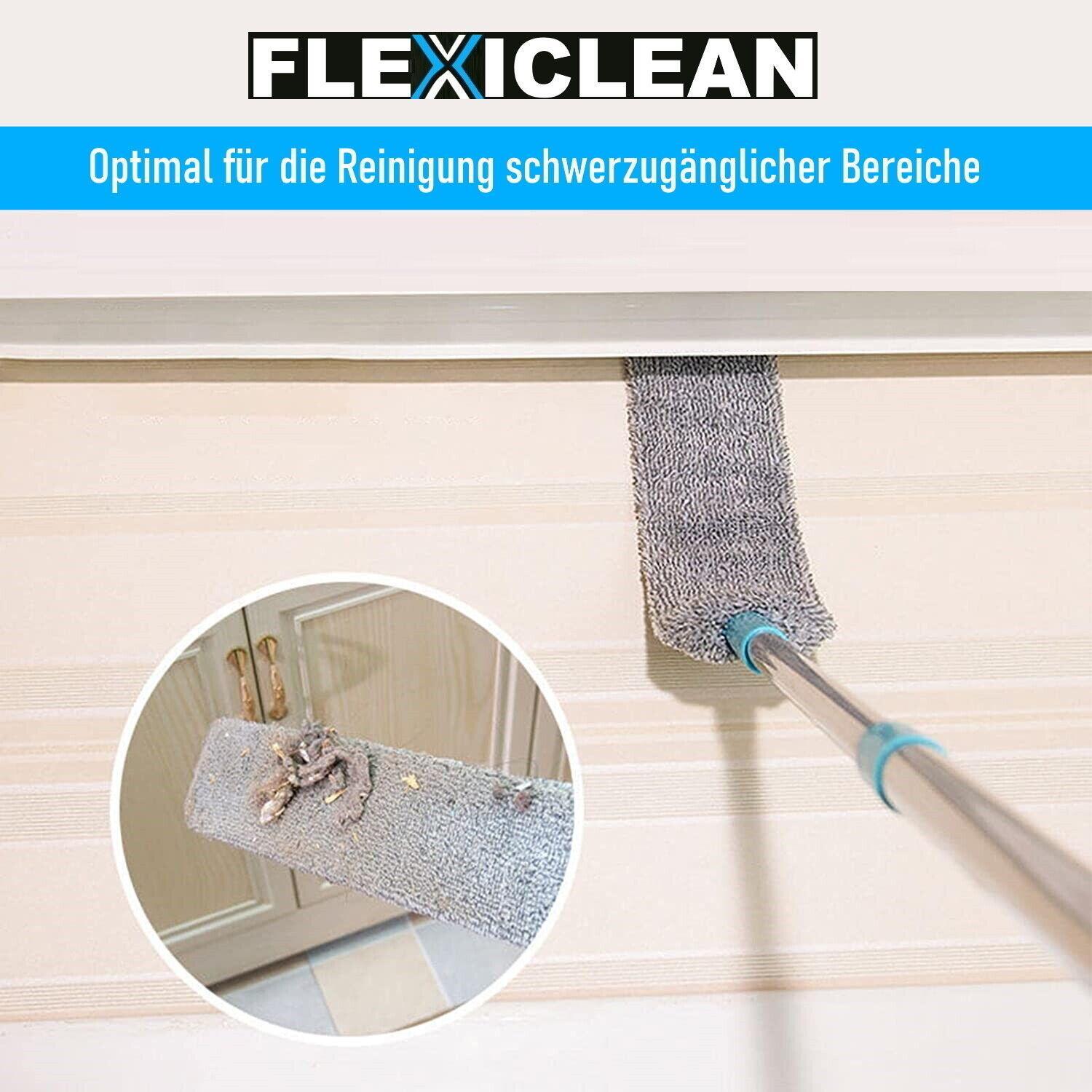 FLEXICLEAN Flexibler Staubwischer Staubwedel Staubfänger Teleskop ausziehbar