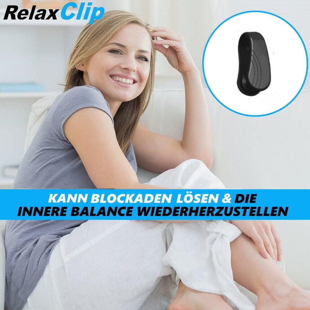 RelaxClip Akupressurclip Spannungsabbau Stressabbau Massage hegumate Clip