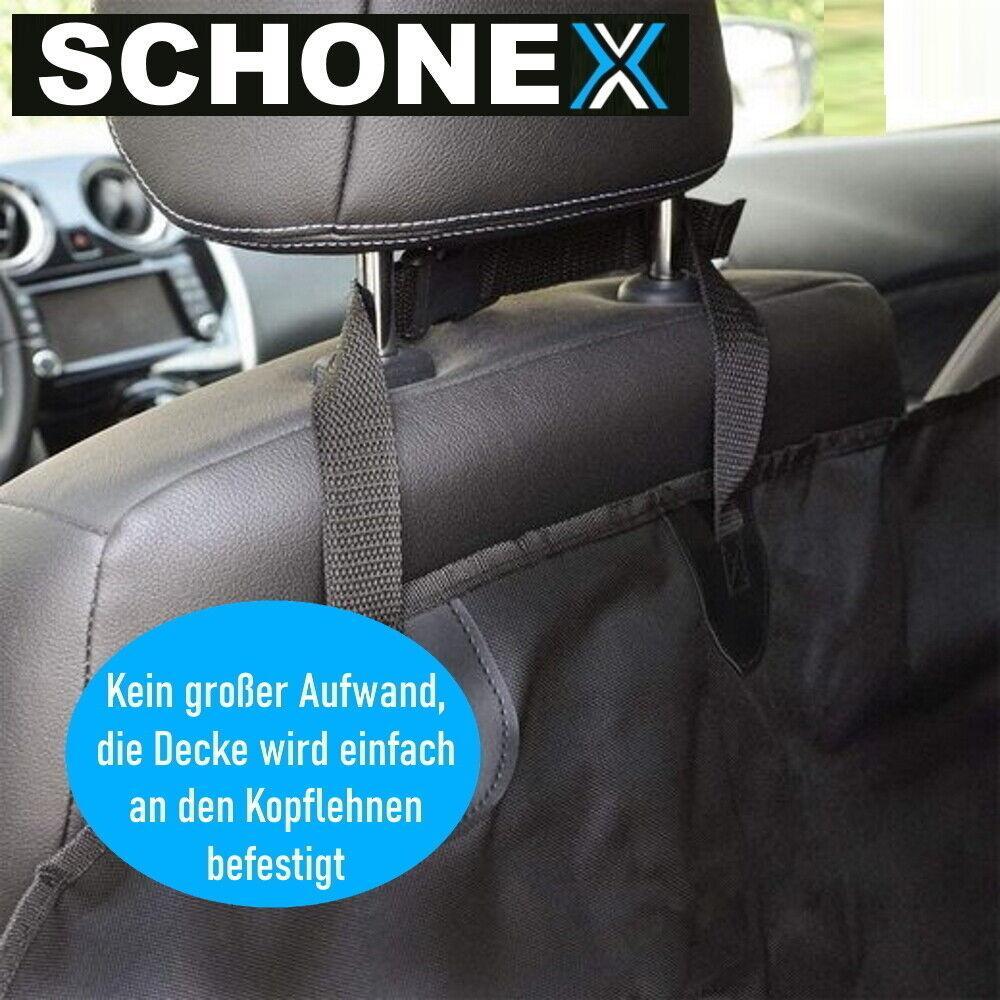 SCHONEX Autoschondecke Hunde Hundedecke Schondecke Autodecke Schutzdecke 144x144
