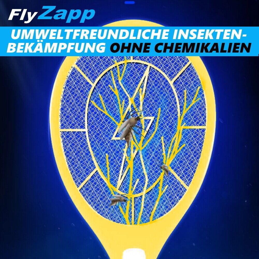 FlyZap elektrische Fliegenklatsche Fliegenfalle Mückenfalle Mücken Fliegenwedler