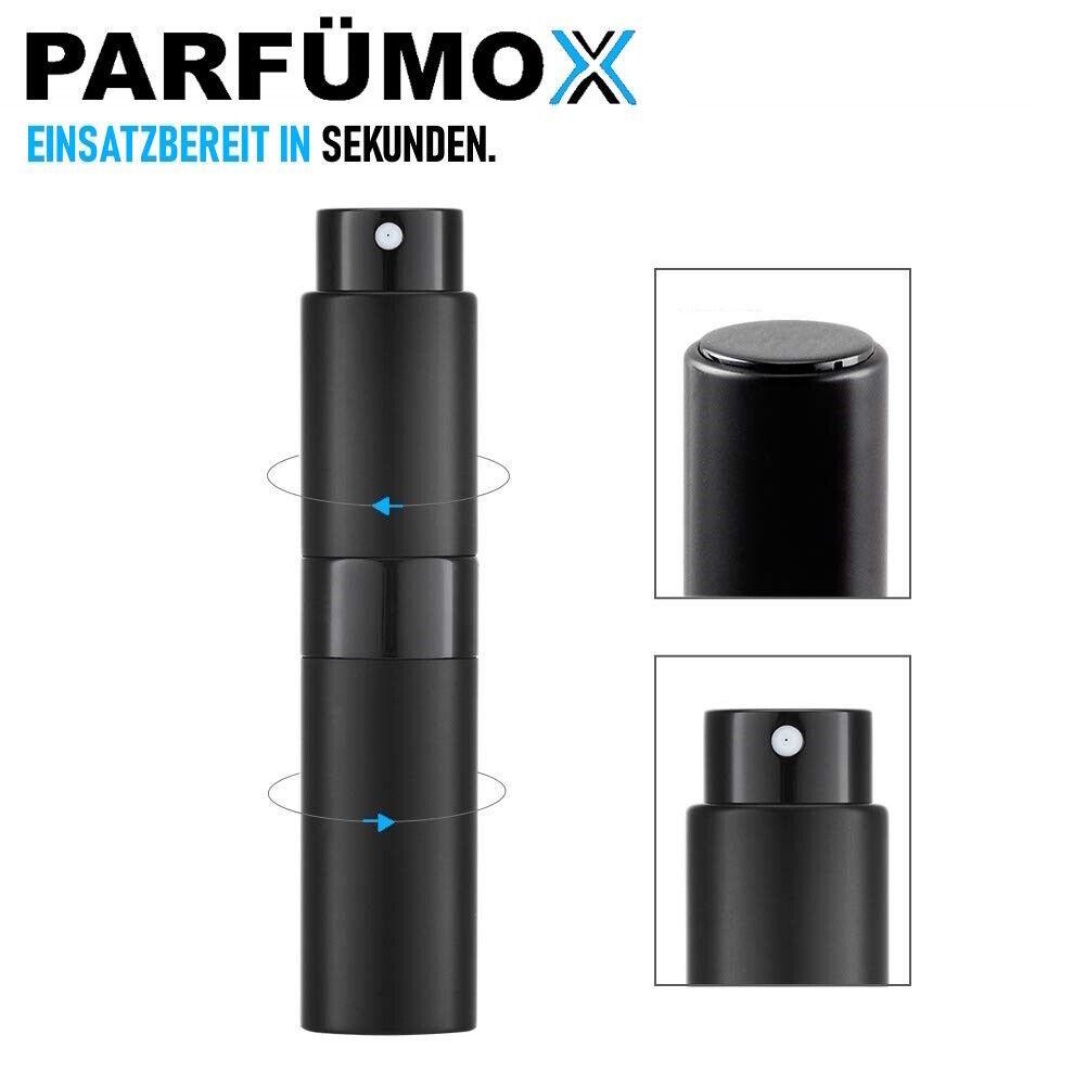 PARFÜMOX Parfüm Zerstäuber Nachfüllbar Reise Tragbar Mini Flakon Sprühflasche