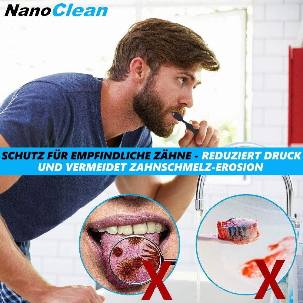 NanoClean Nano Zahnbürste 20.000 Borsten Ultra Fein Weich Toothbrush [2erSet]