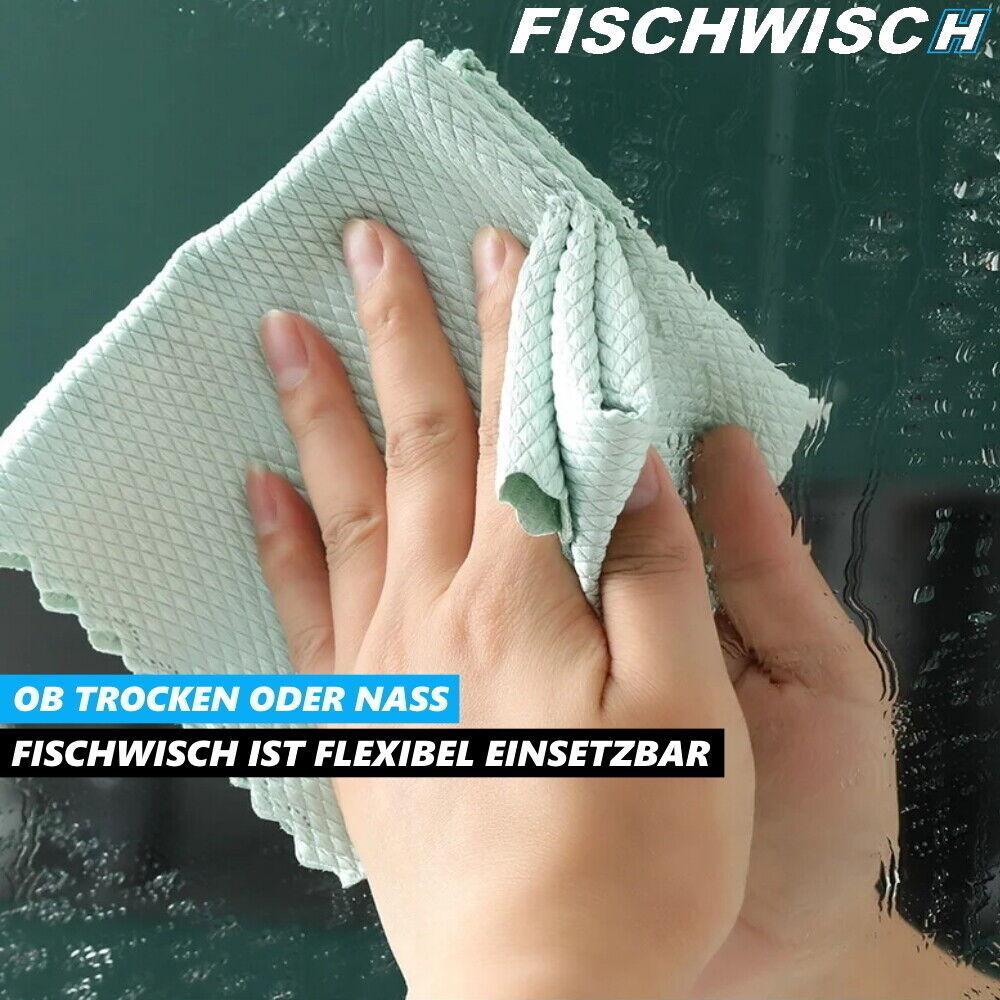 FISCHWISCH Fischschuppen Tuch Haushaltstuch Tücher Putztuch Putzlappen