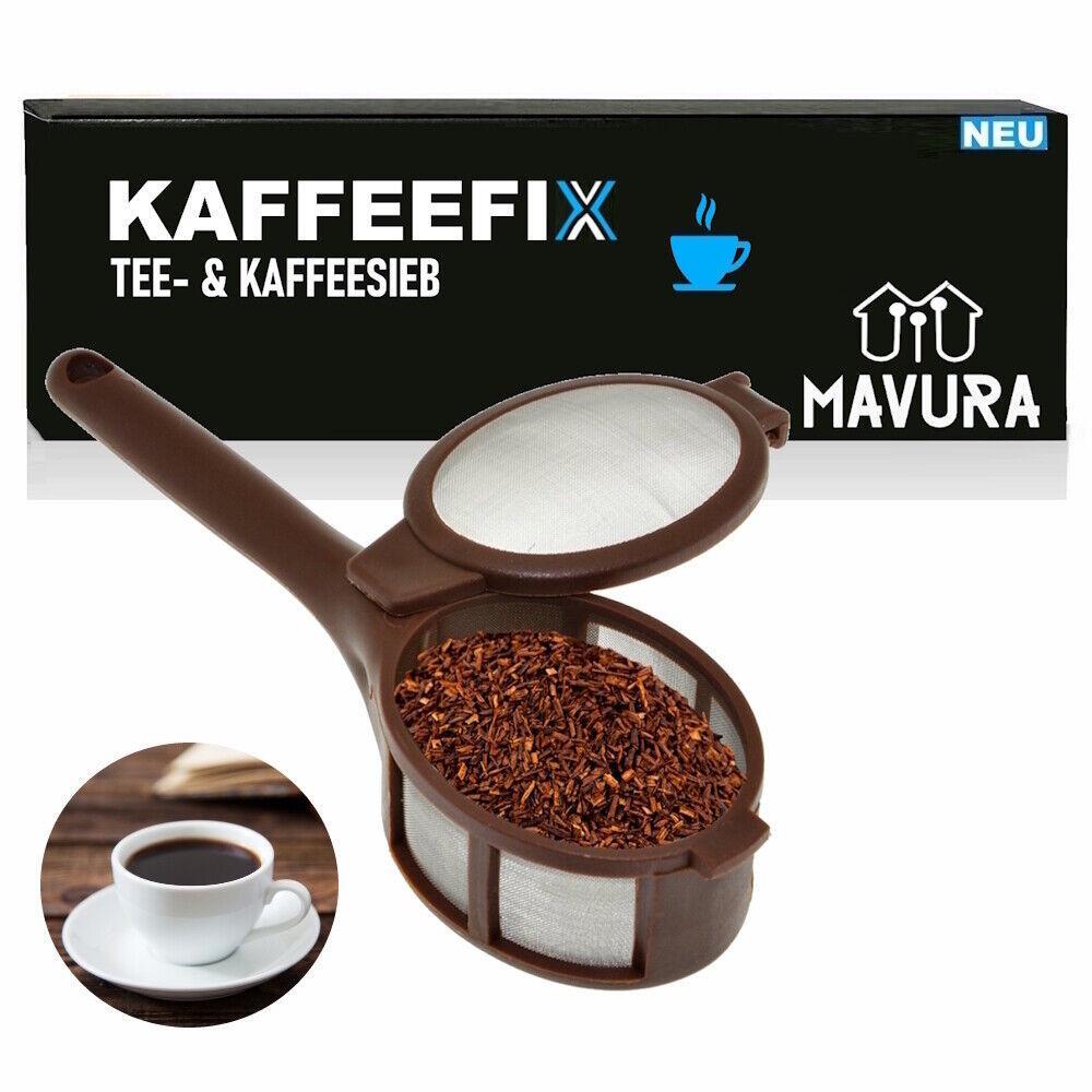KAFFEEFIX Kaffeesieb Teesieb Teefilter Sieb Kaffeefilter für Losen Tee & Kaffee