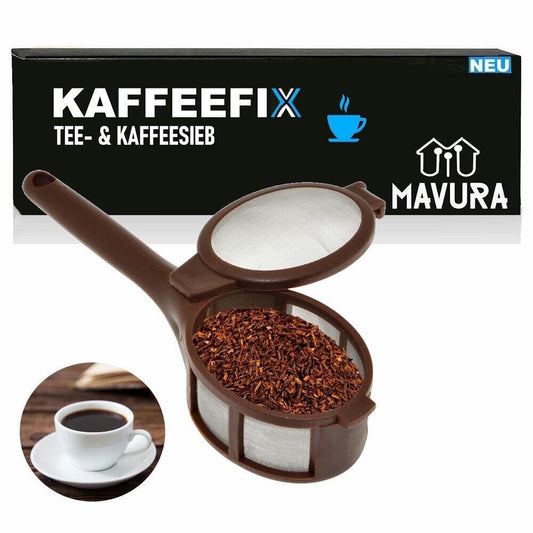KAFFEEFIX Kaffeesieb Teesieb Teefilter Sieb Kaffeefilter für Losen Tee & Kaffee