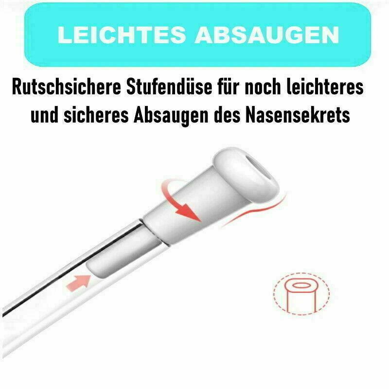 NASESANFT Baby Nasensauger Nasensekretsauger Nasenreiniger Nasenschleim Sanft