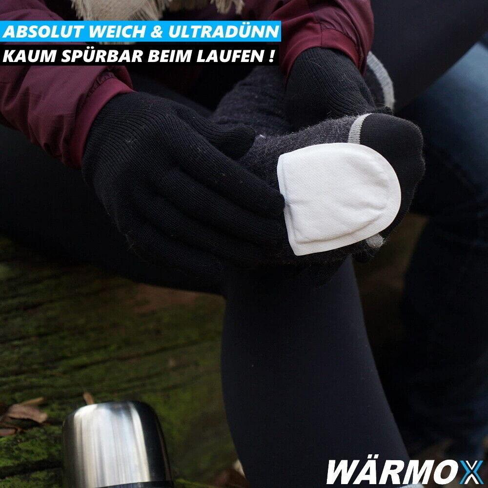 WÄRMOX Fußwärmer Zehenwärmer Wärmepads Sohlenwärmer Schuhwärmer Wärmesohle 10Stk