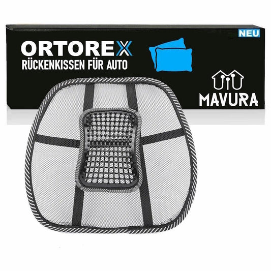 ORTOREX Ergonomische Lordosenstütze Auto Lendenwirbelstütze Büro Rückenstütze