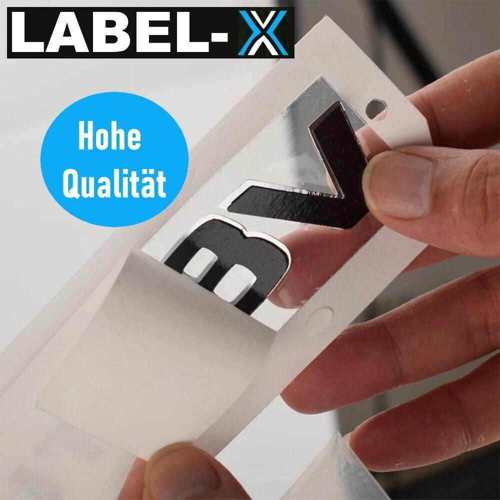 LABEL-X V8 Biturbo Schriftzug 3D Emblem Schwarz G63 S63 SL63 CL63 C63 CLS63 AMG